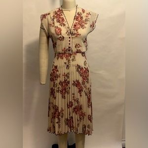 Vintage 70’ hand made floral cotton dress